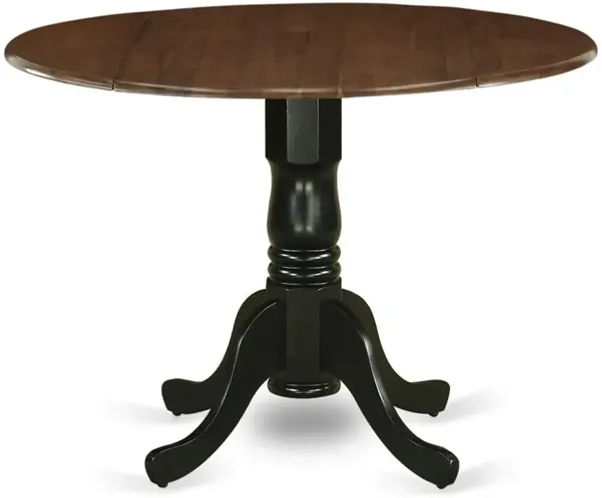 Dining Table Walnut & Black