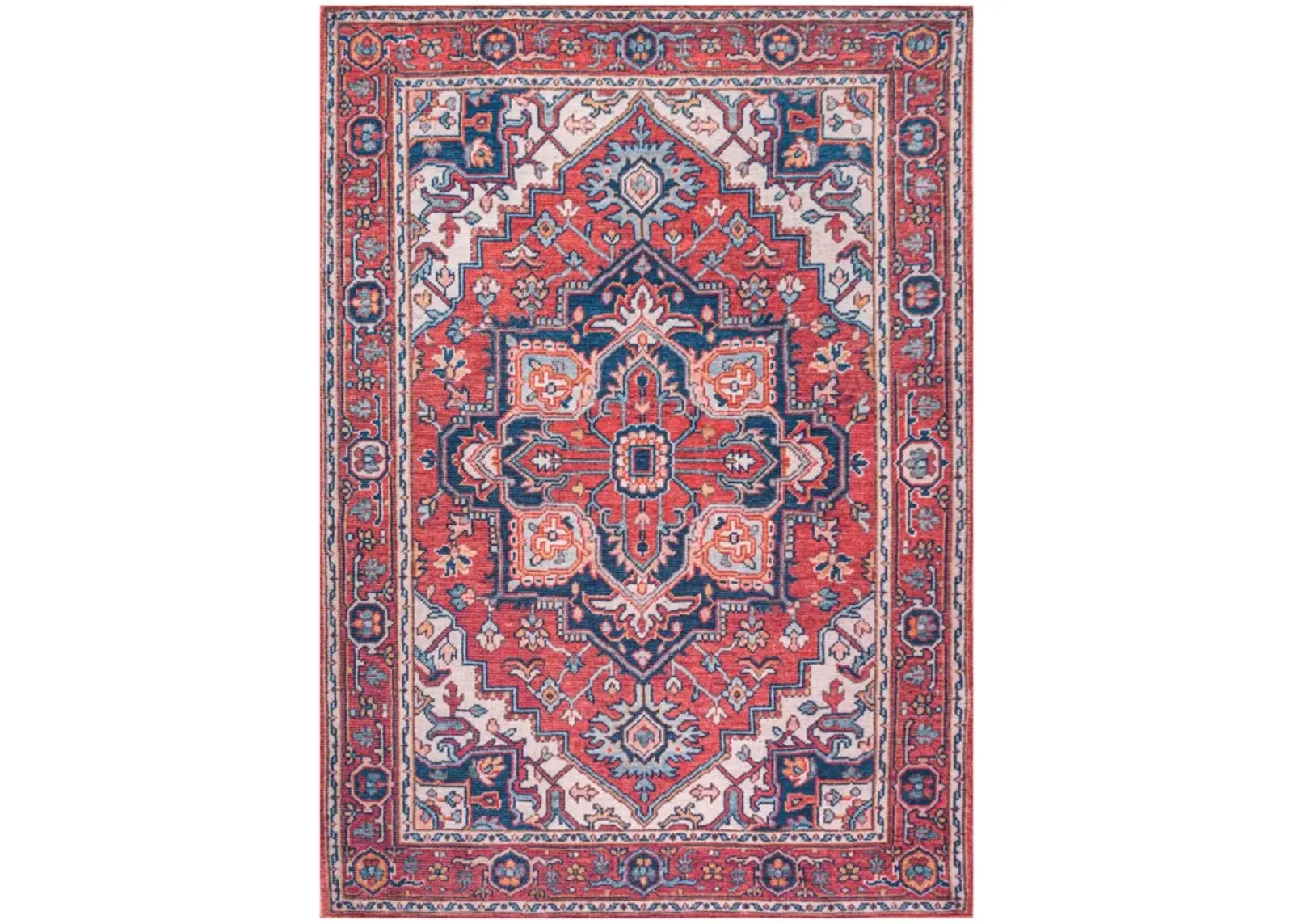 Cirali Ornate Large Medallion Machine-Washable Area Rug