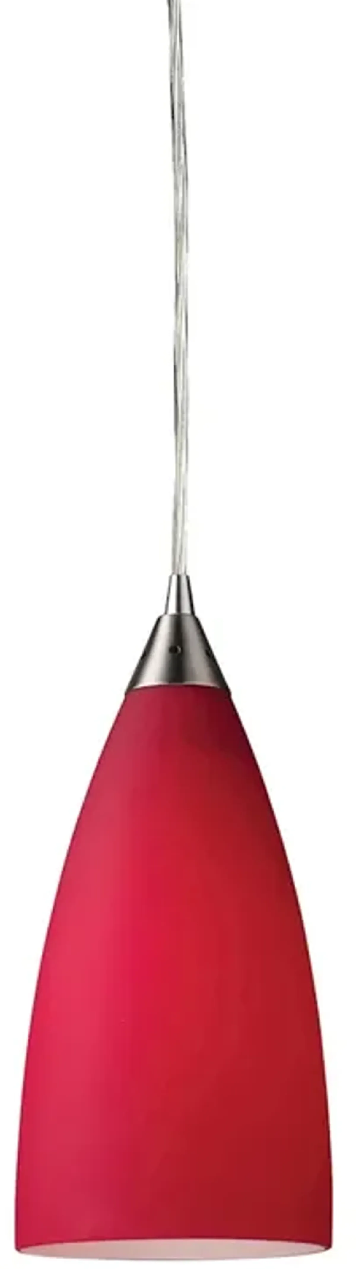 Vesta Mini Pendant - Cardinal Red