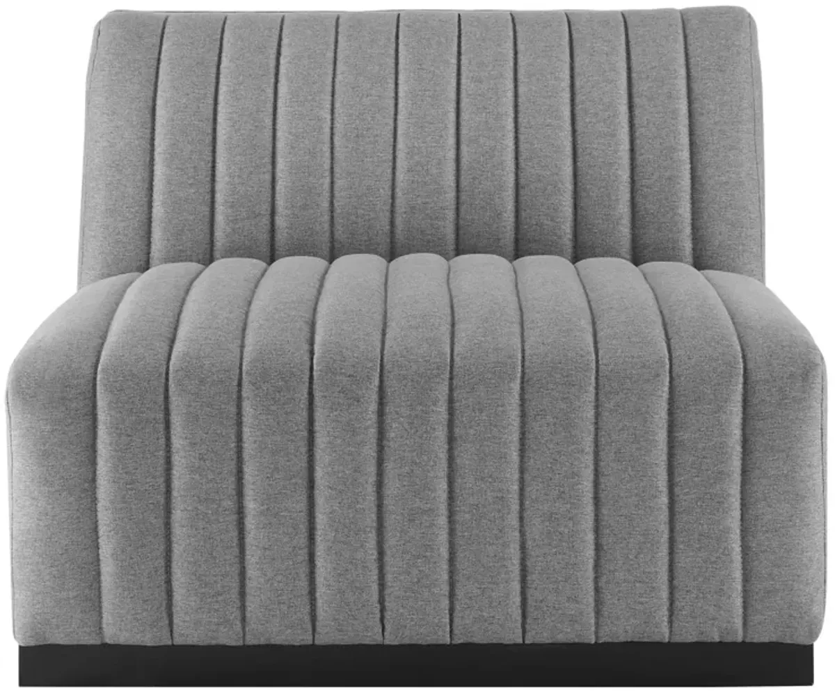 Conjure Channel Tufted Upholstered Fabric Sofa