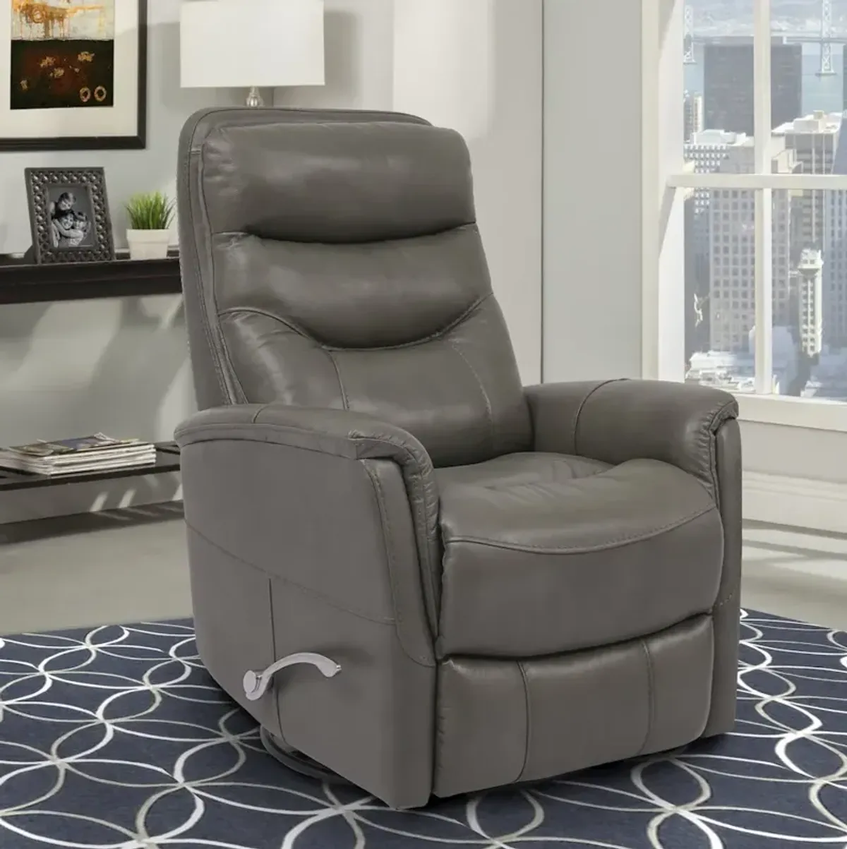 Parker Living Gemini - Ice Swivel Glider Recliner Two Pack