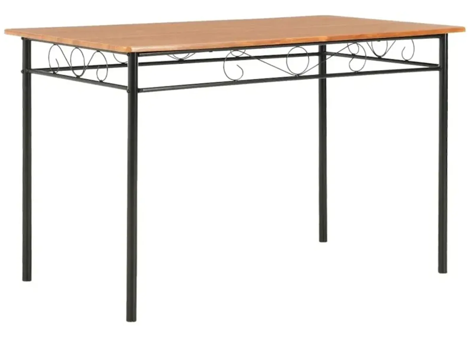 vidaXL Dining Table Brown 47.2"x27.6"x29.5" MDF