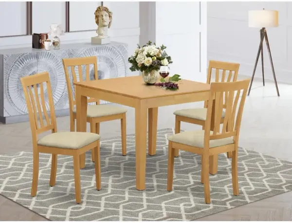 5 Pc Table and Chairs set - Table and 4 dinette Chairs