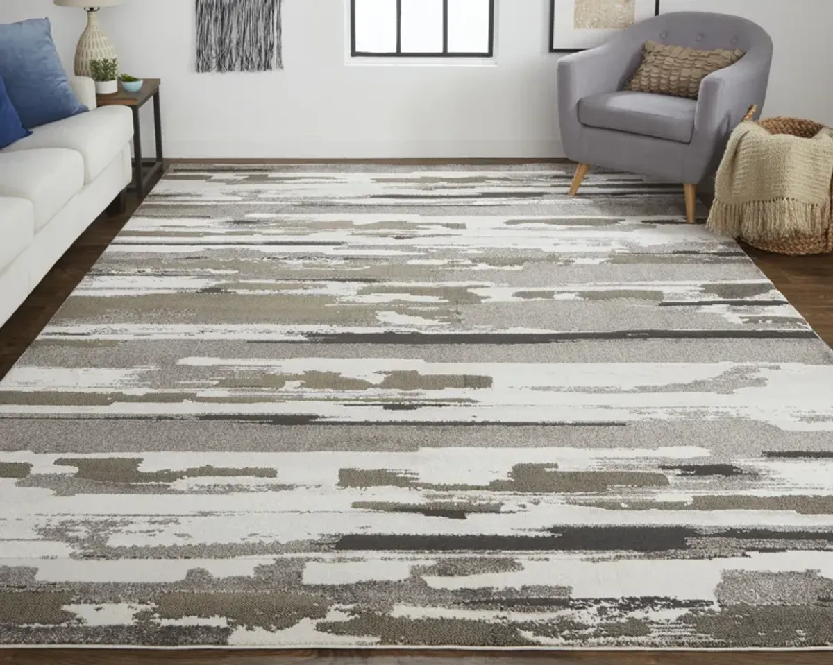 Vancouver 39FEF Brown/Ivory 9' x 12' Rug