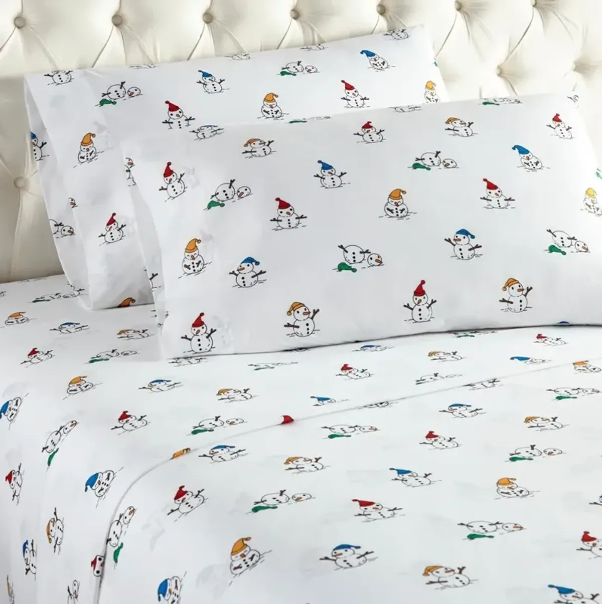 Micro Flannel Printed Deep-Pocket Sheet Set