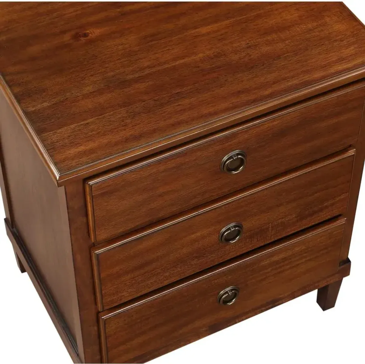 Cambridge Brown 3-Drawer Nightstand