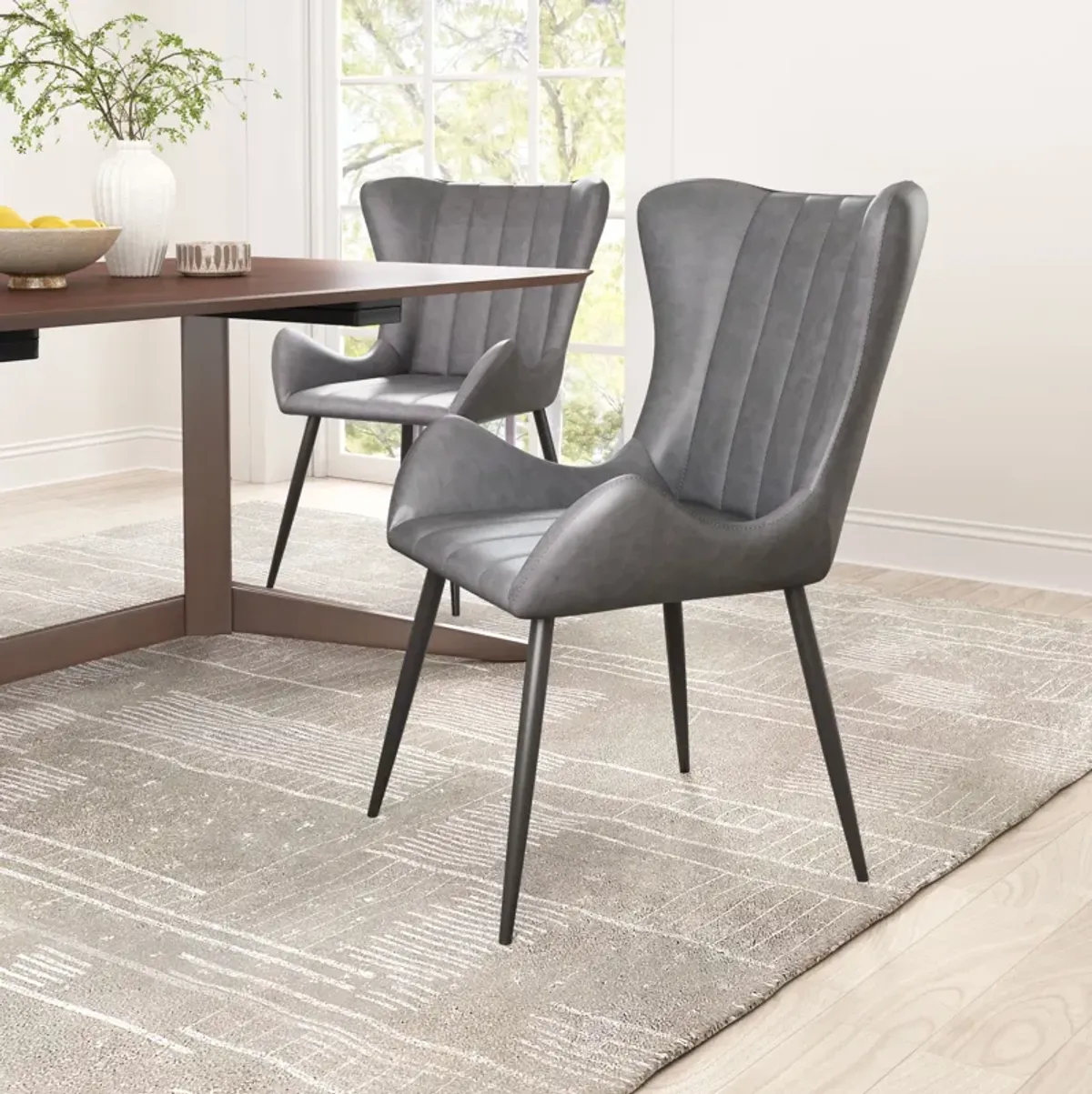 Alejandro Dining Chair (Set of 2) Vintage Gray