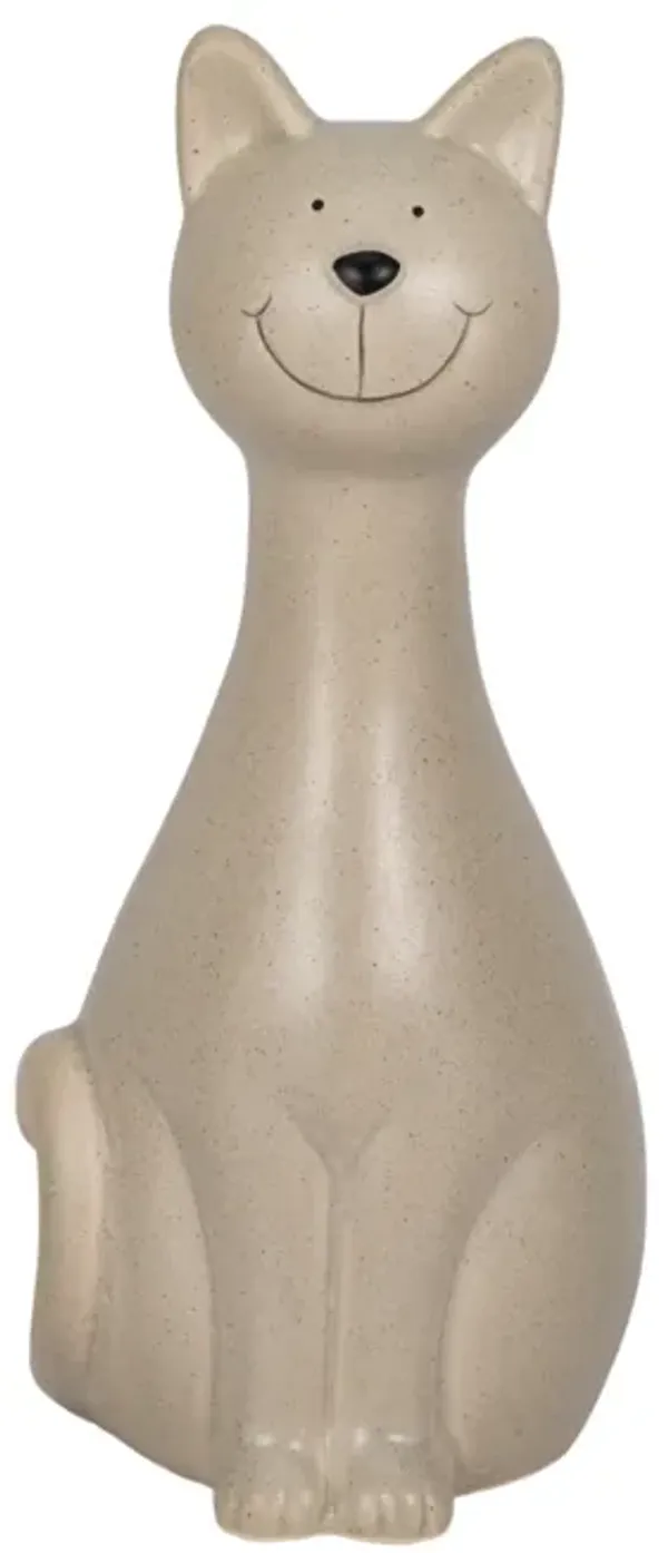 Skinny Sitting Kitty Figure