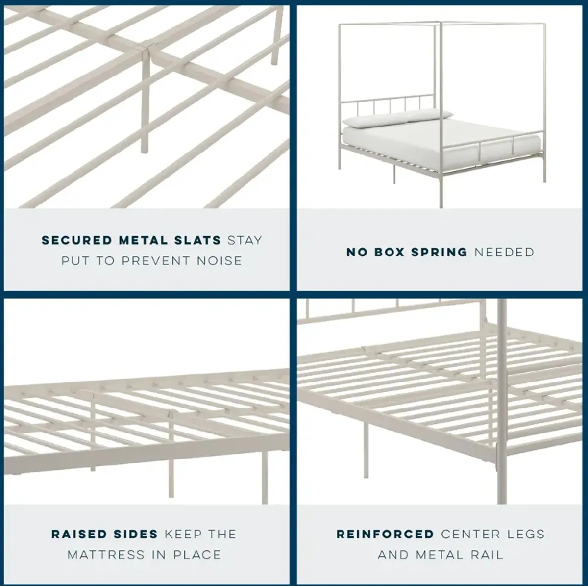 Novogratz Marion Canopy Bed