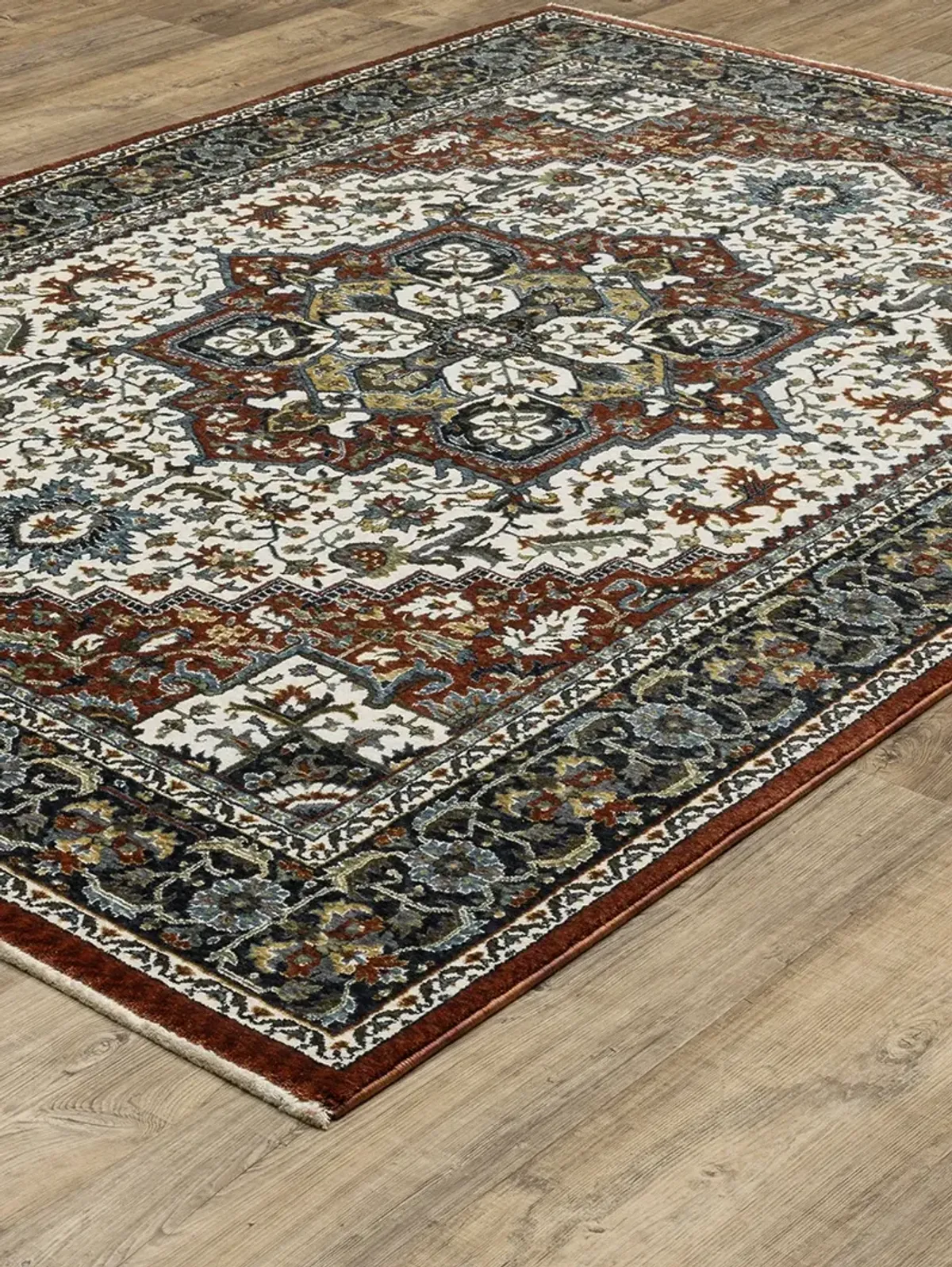 Vivian 3'10" x 5'5" Red Rug