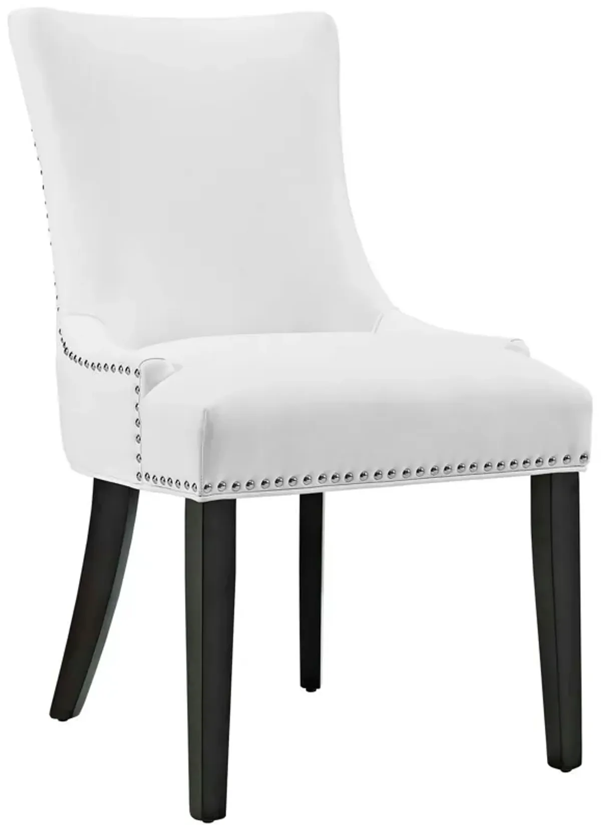 Marquis Dining Chair Faux Leather Set of 4-Benzara