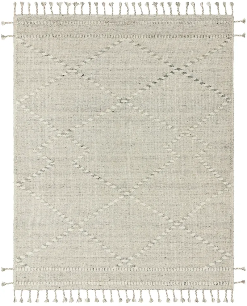 Iman IMA03 Ivory/Light Grey 8'6" x 11'6" Rug