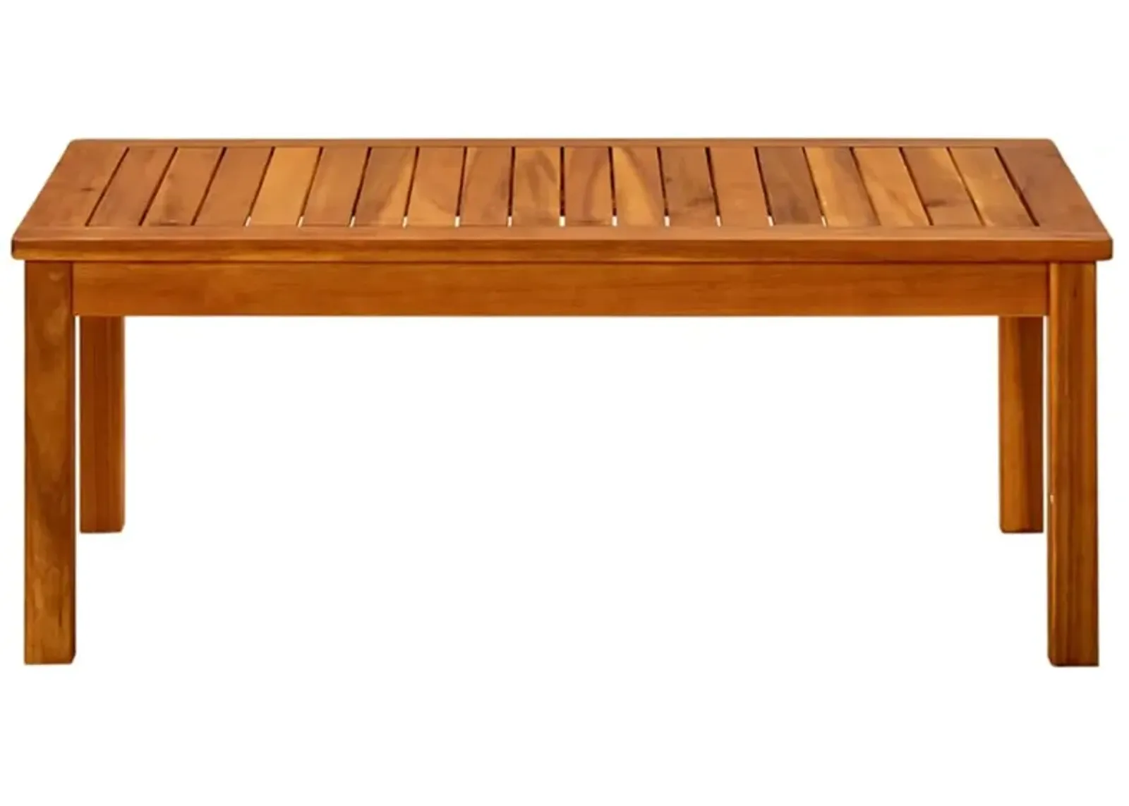 vidaXL Garden Coffee Table 35.4"x19.6"x14.1" Solid Acacia Wood