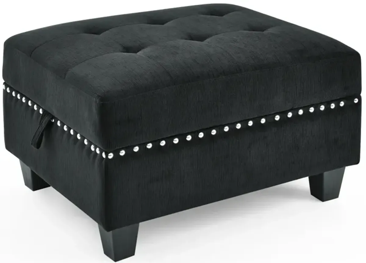 Ottoman For Modular Sectional, Velvet