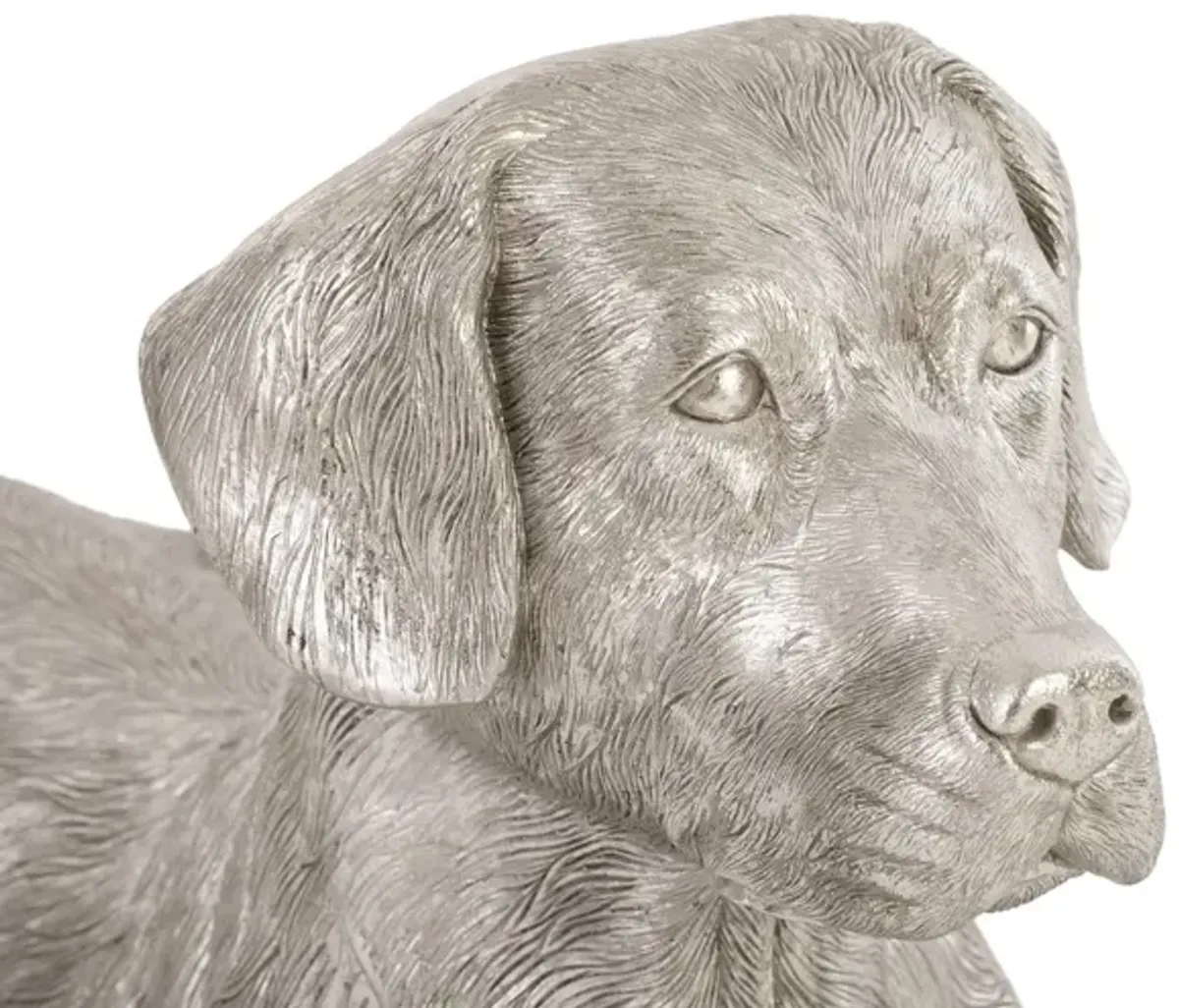 Laying Labrador Sculpture