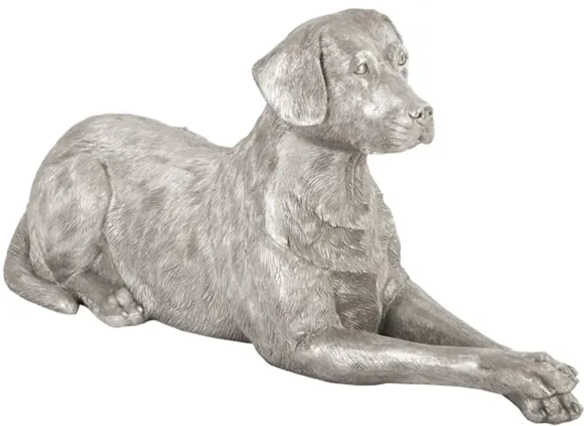 Laying Labrador Sculpture