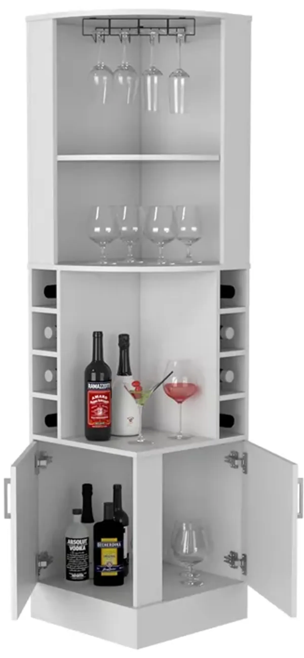 Bar Cabinet Papprika, Living Room, White