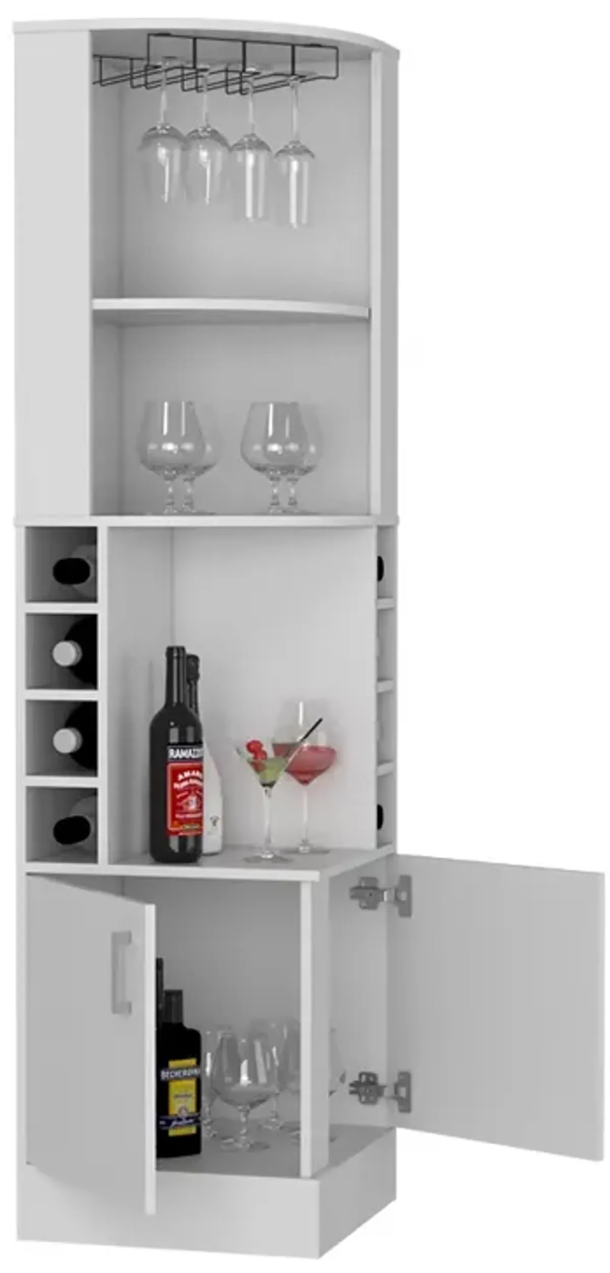 Bar Cabinet Papprika, Living Room, White