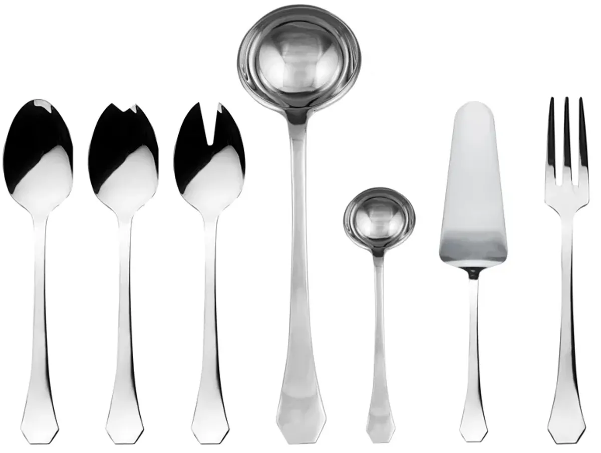 Moretto 7-Piece Serving Set in Mirror