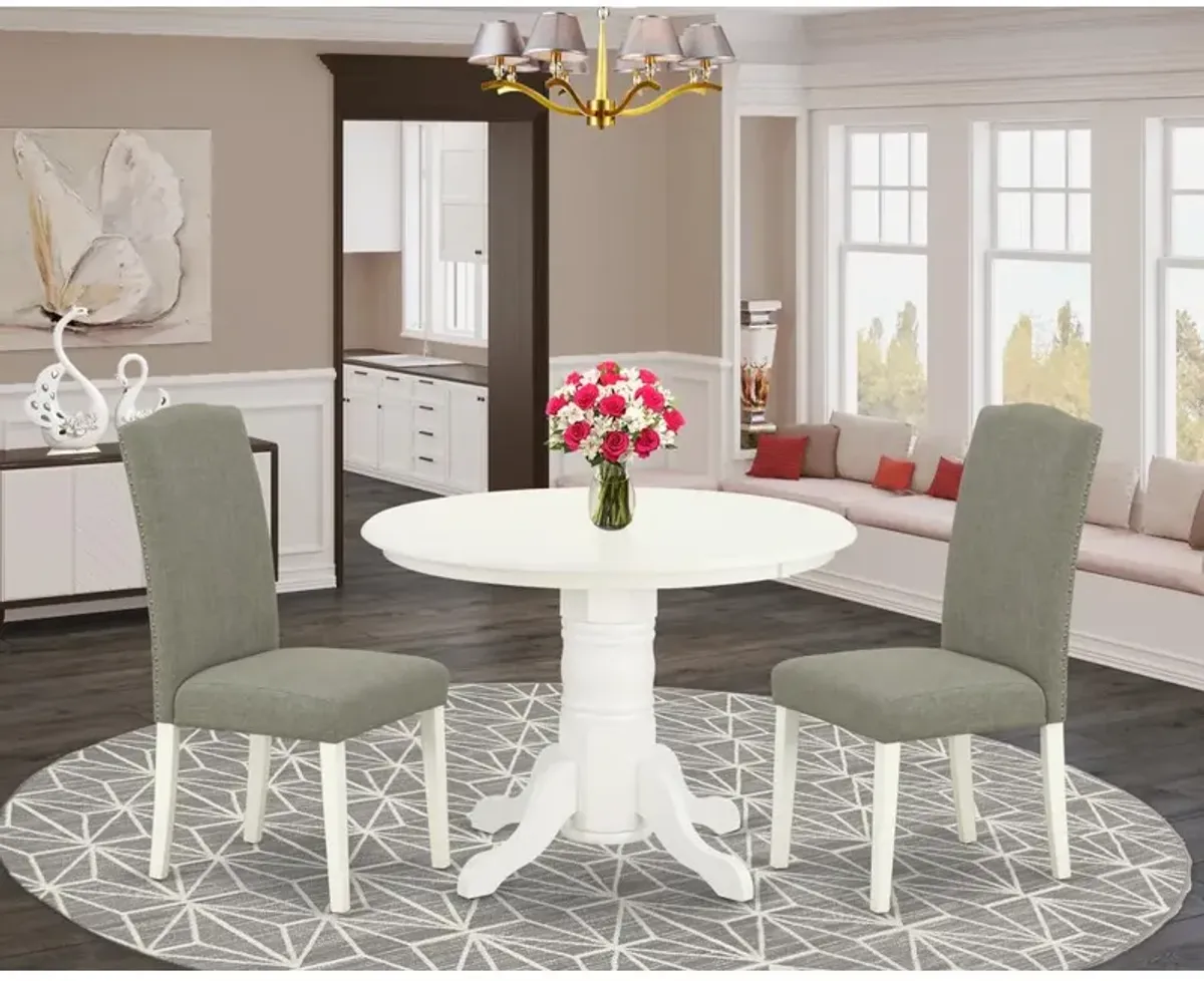 Dining Room Set Linen White