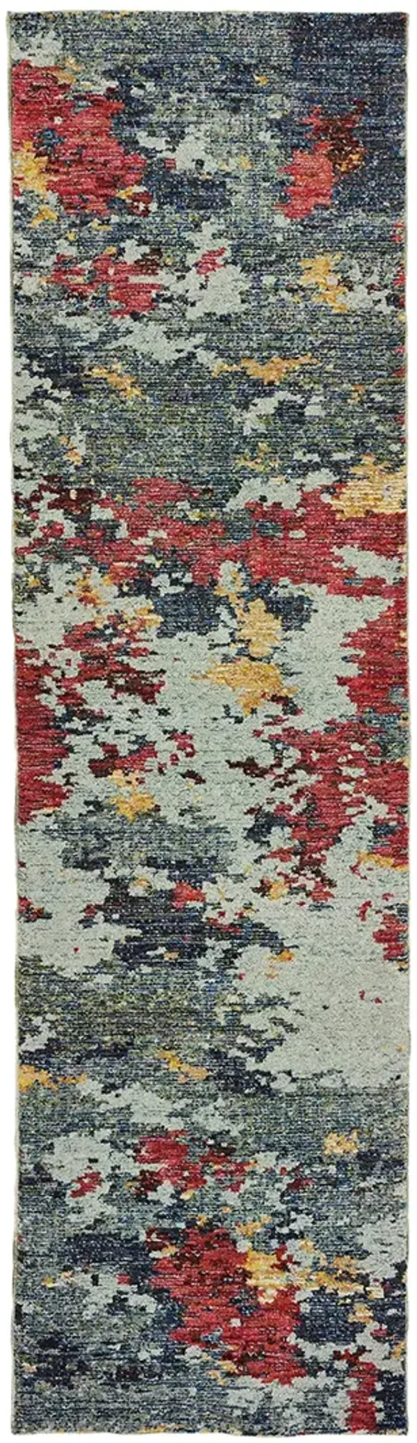Evolution 2'3" x 8' Blue Rug