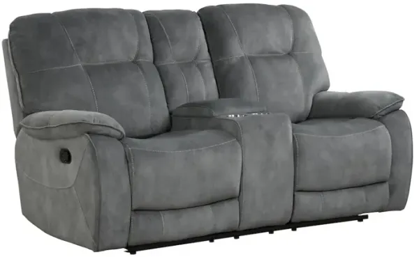 Parker Living Cooper - Shadow Grey Reclining Console Loveseat