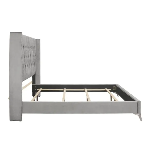 New Classic Furniture Huxley Wood Full Bed, Gray