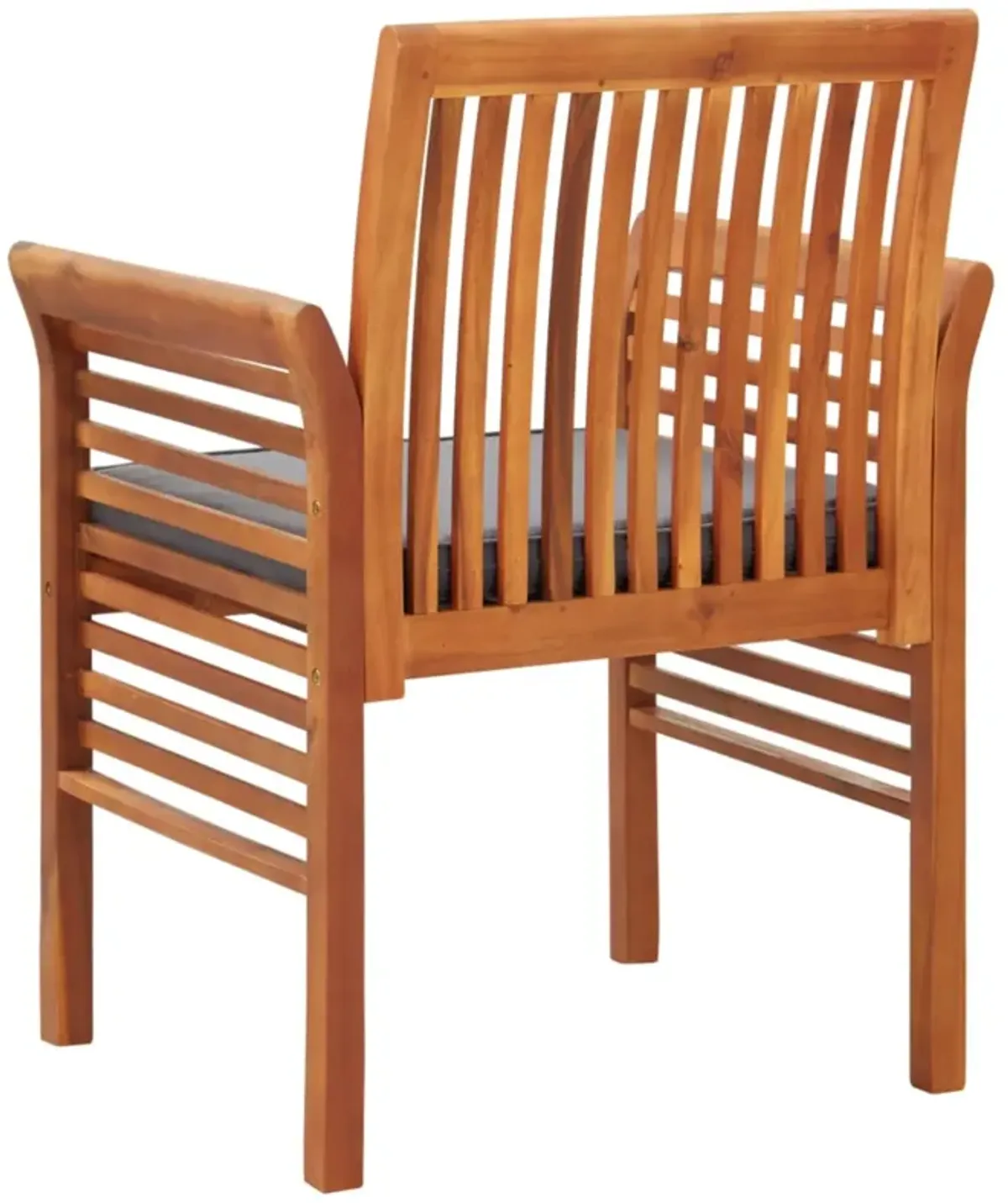 vidaXL Garden Dining Chair with Cushion Solid Acacia Wood