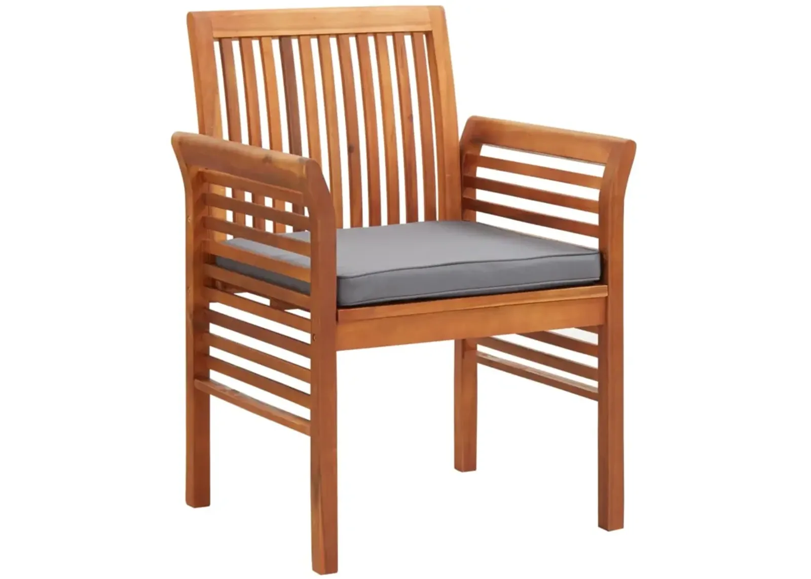 vidaXL Garden Dining Chair with Cushion Solid Acacia Wood