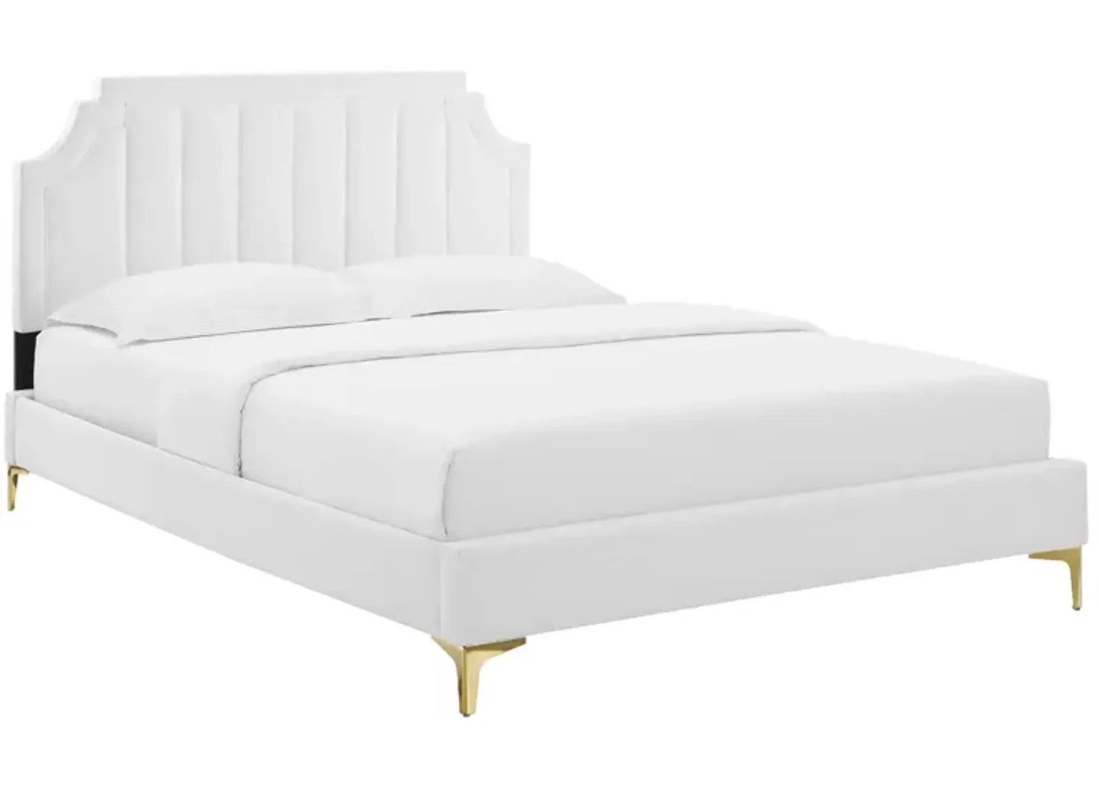 Modway - Sienna Performance Velvet Queen Platform Bed