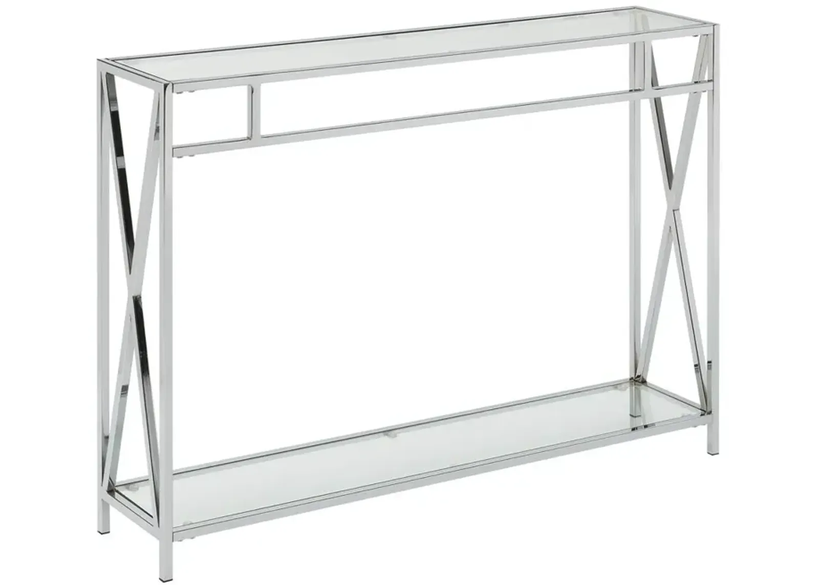 Convenience Concepts Oxford Chrome Console Table