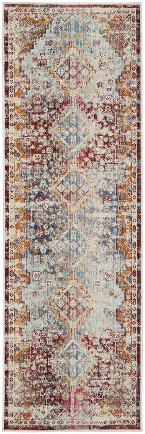 Vintage Kashan VKA09 Multicolor 2' x 6' Rug