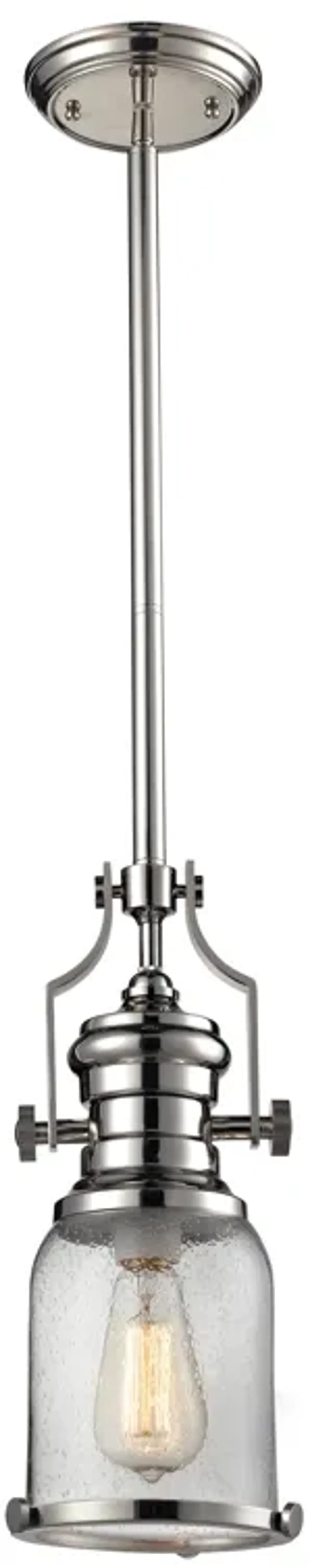 Chadwick 8'' Wide 1-Light Polished Nickel Mini Pendant