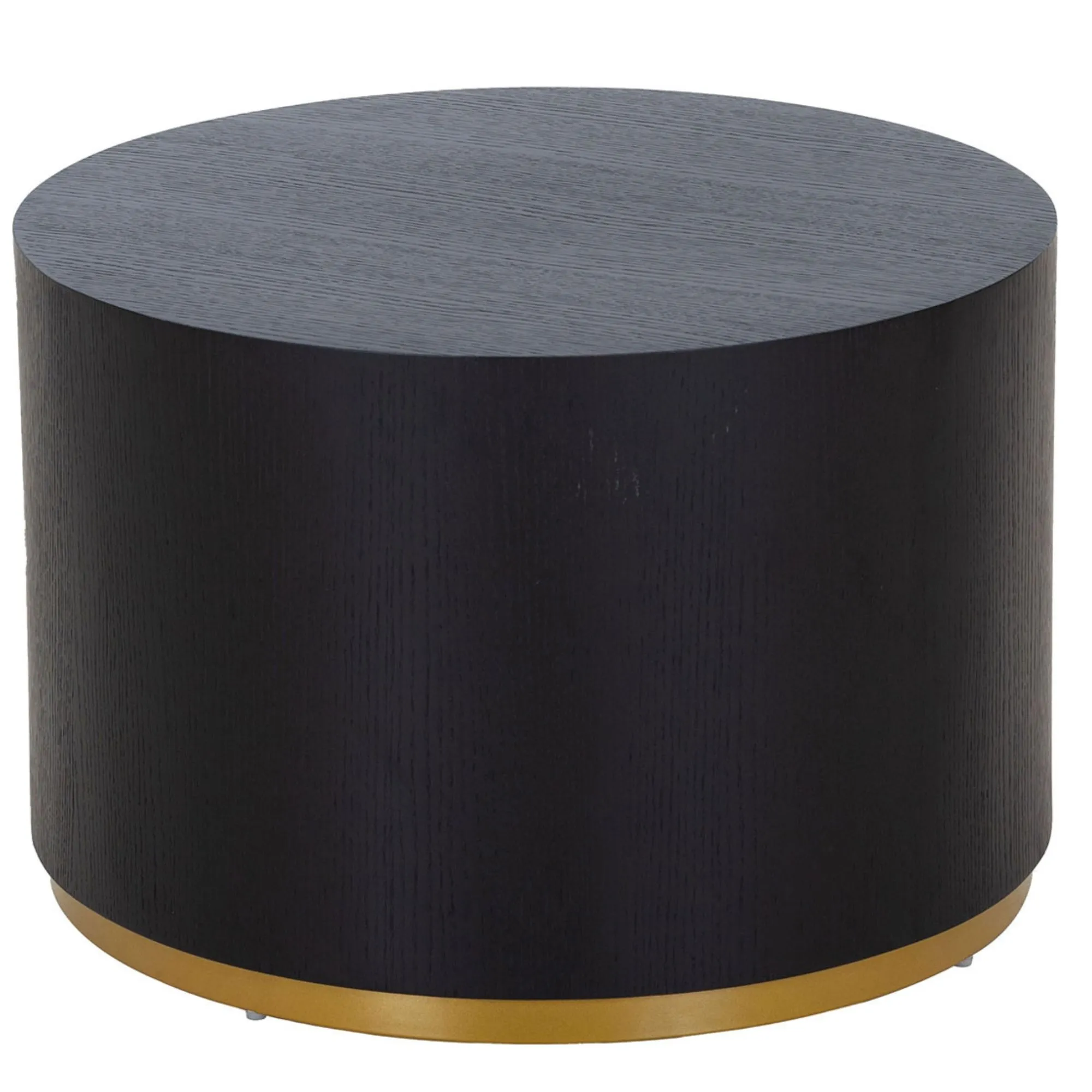 Round Coffee Table - Stylish Design Side Table End Table for Living Room - Fully Assembled