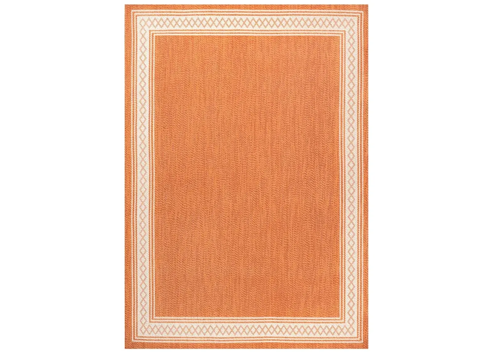 Lucia Classic Diamond Border Indoor/Outdoor Area Rug