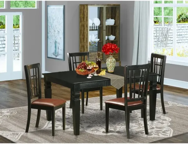 5 PC dinette Table set for 4-Table and 4 Dining Chairs