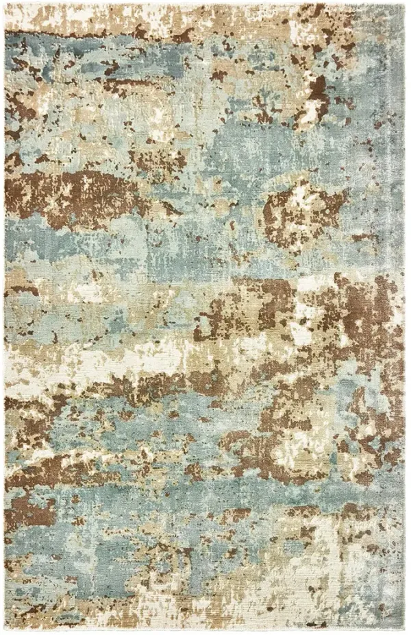 Formations 6' x 9' Blue Rug