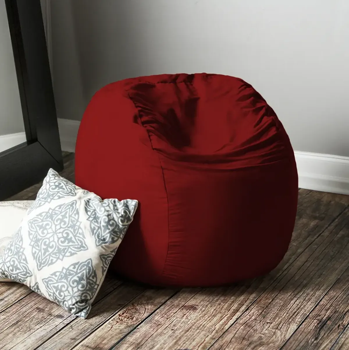 Jaxx Saxx 3 Foot Round Bean Bag w/ Removable Cover