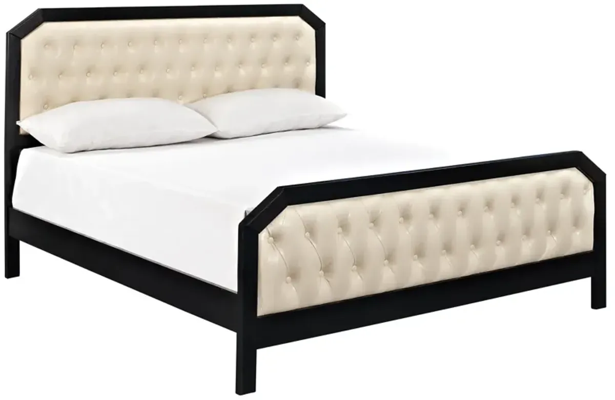 Modway - Tommy Queen Bed Black