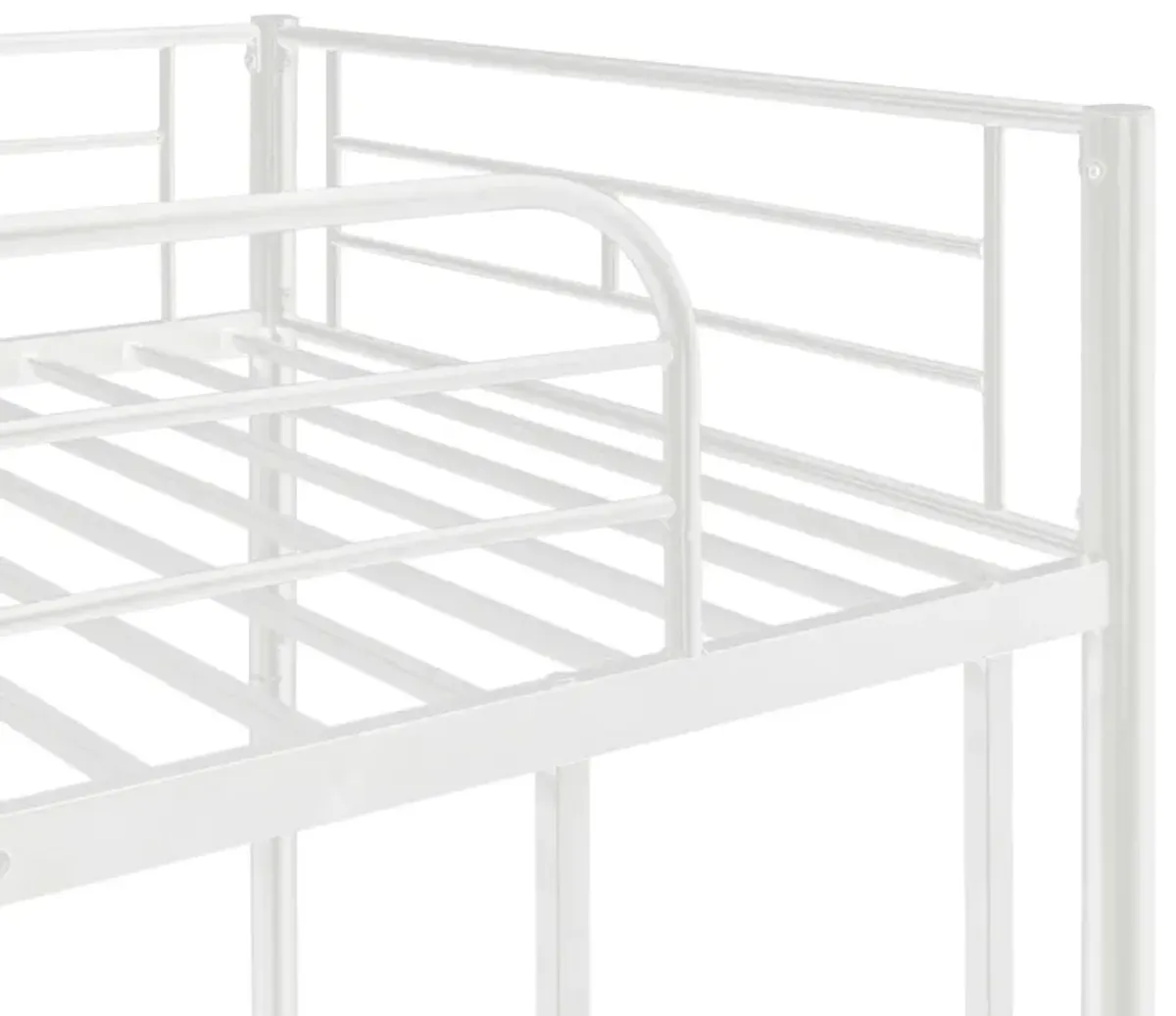 Merax Twin-Over-Twin Metal Bunk Bed With Trundle