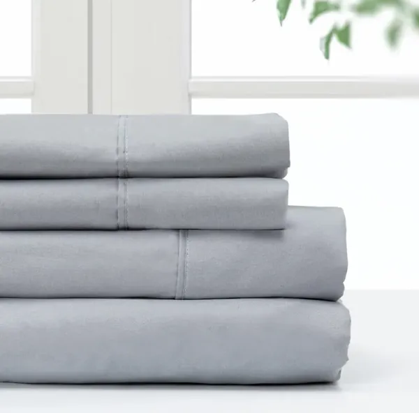 Pointehaven Microfiber Deep Pocket 100% Polyester Ivory 3 pc Sheet Set, Twin Extra Long