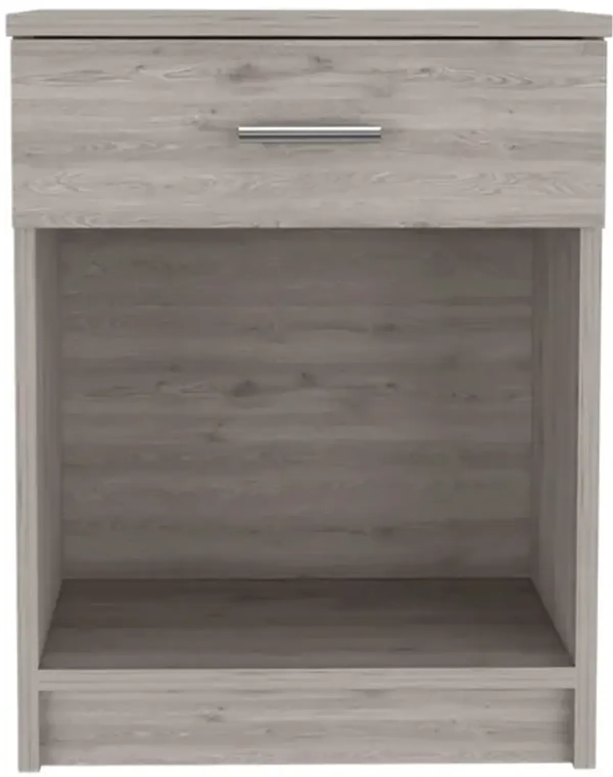 Merrimac 1-Drawer 1-Shelf Nightstand Light Grey