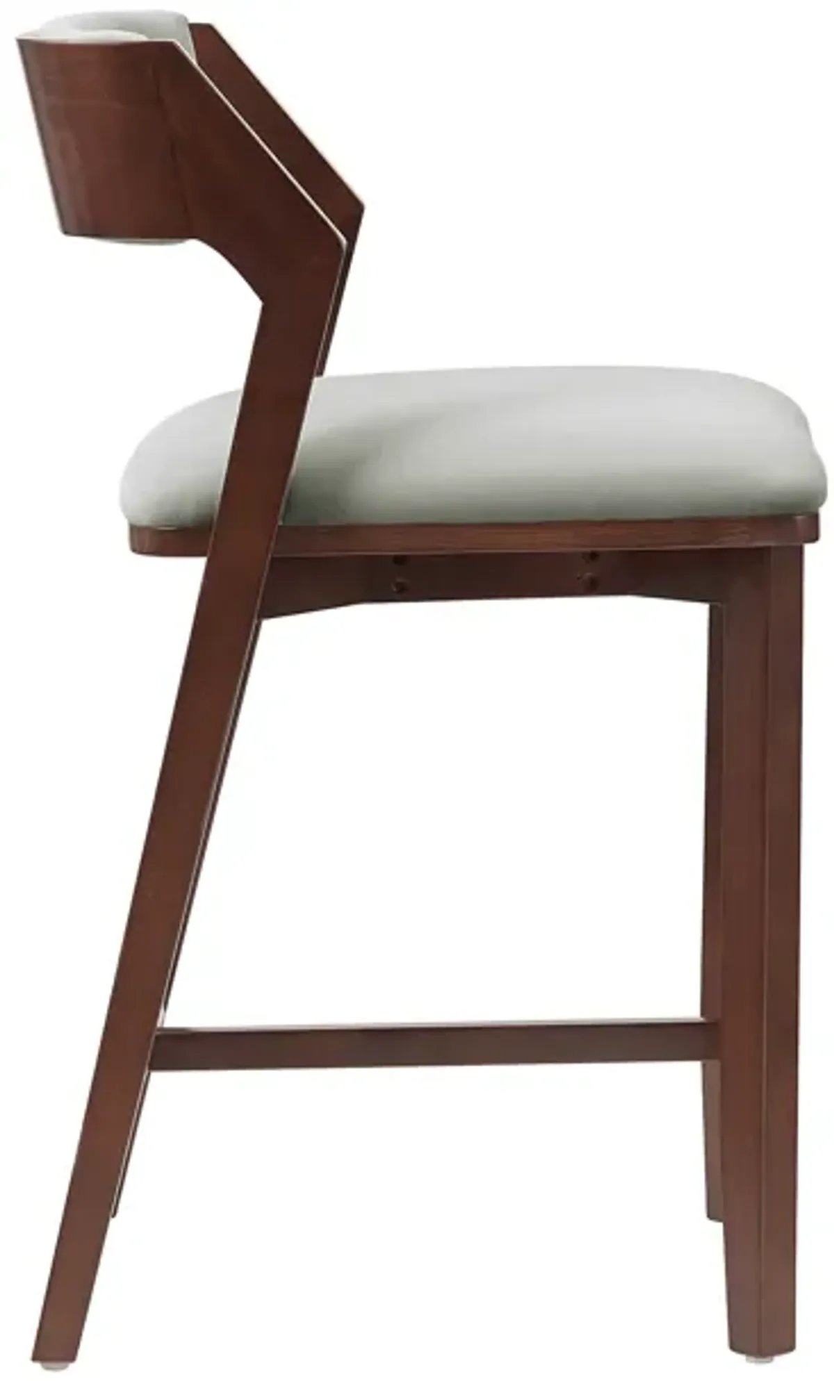 Patricia White Counter Stool