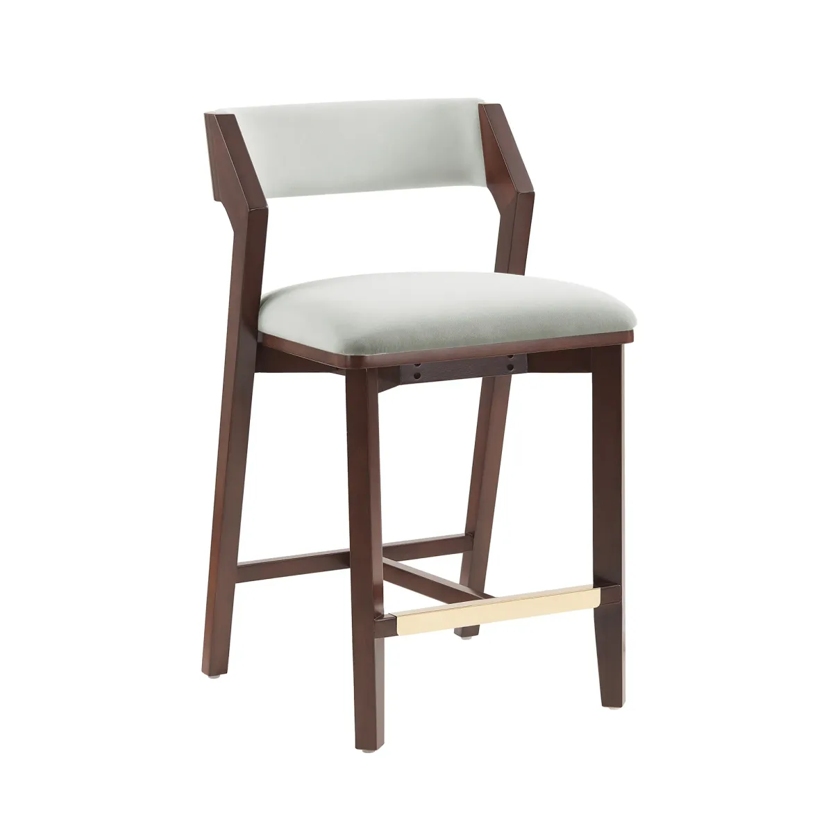 Patricia White Counter Stool