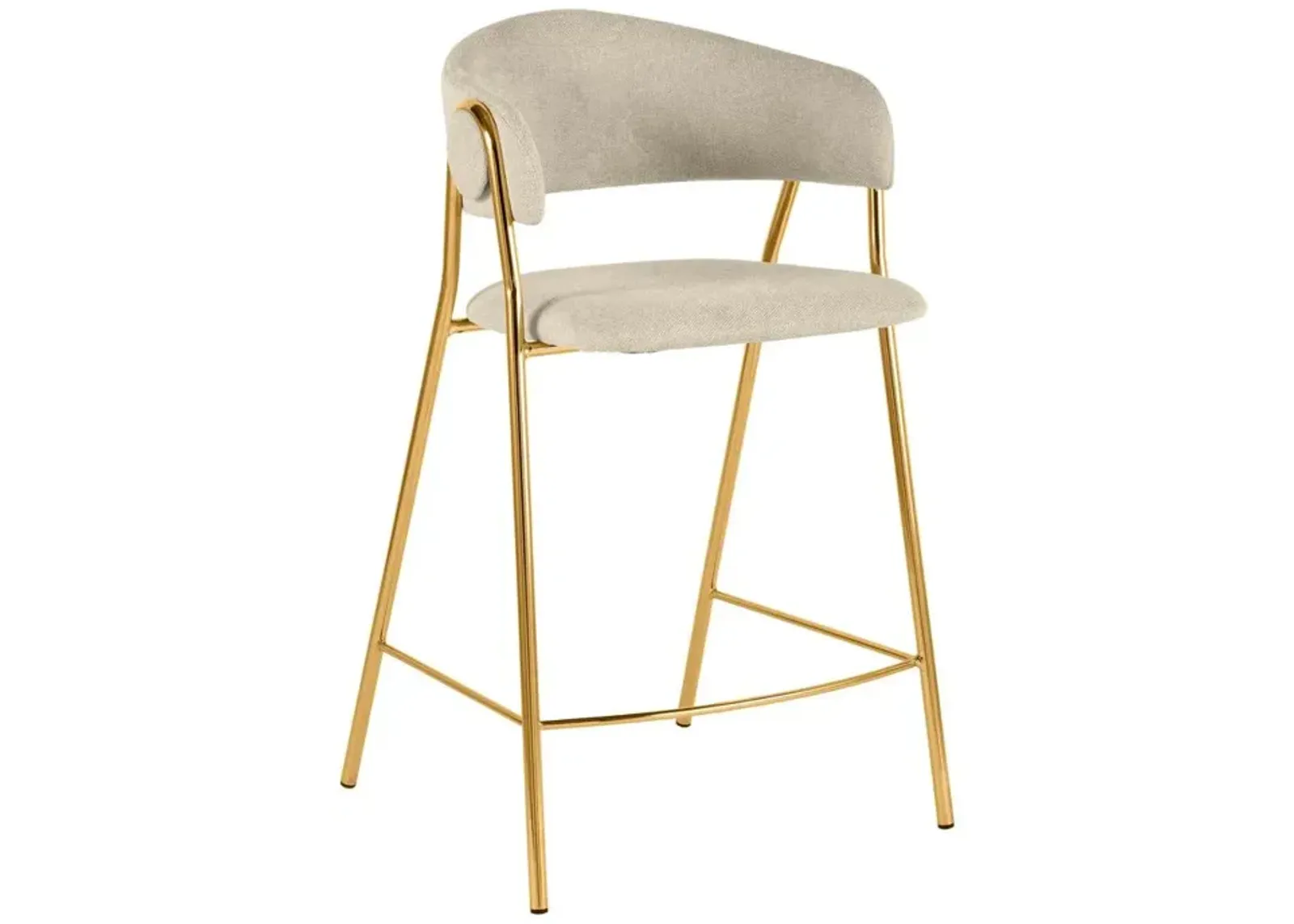 Belen Kox Sleek Cream Counter Stools - Set of 2, Belen Kox