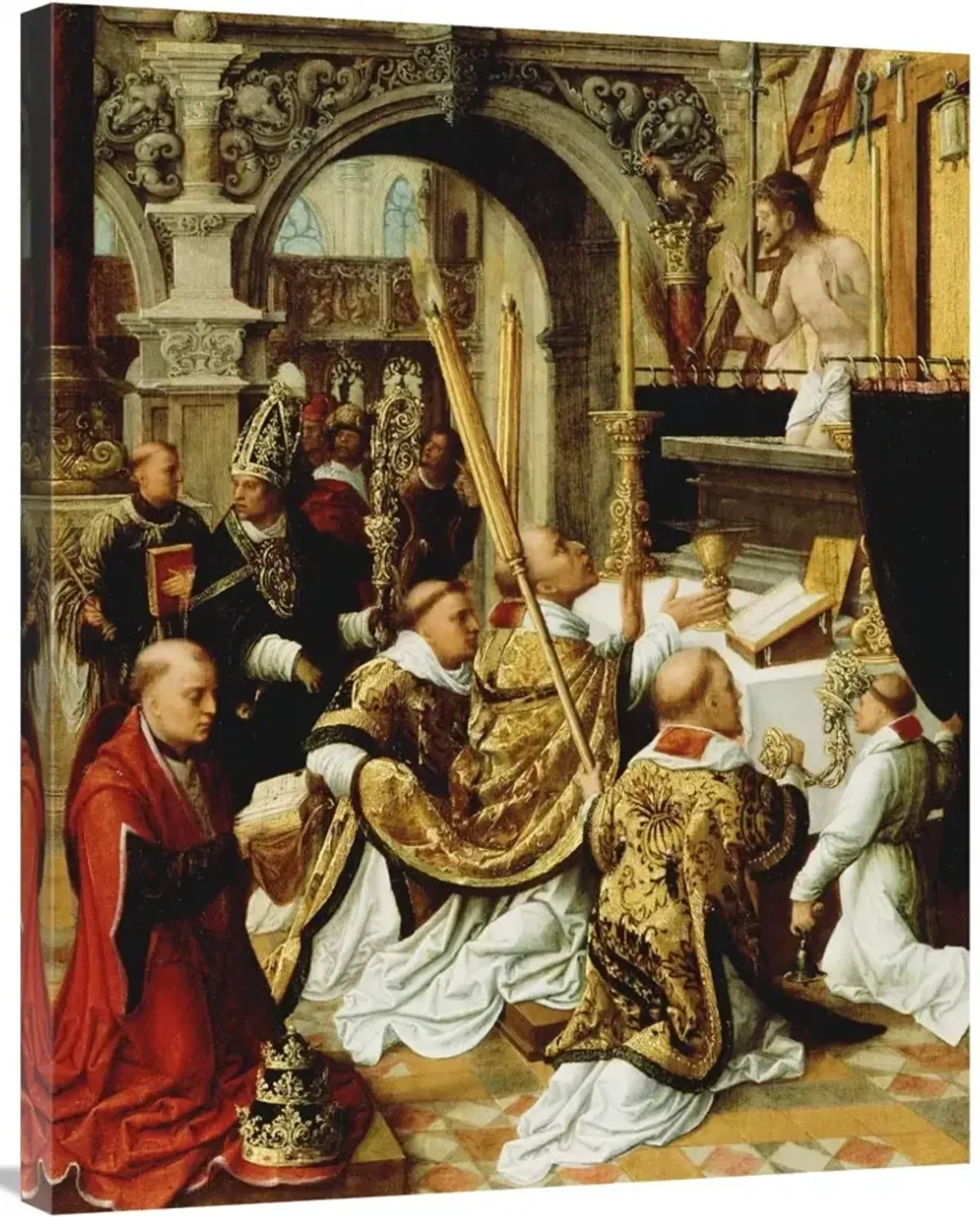 The Mass of Saint Gregory the Great-Canvas Art-28x35