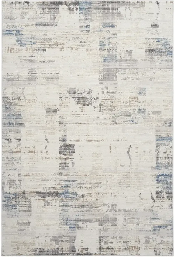 CK022 Infinity IFN06 Ivory/Gray/Blue 4' x 6' Rug