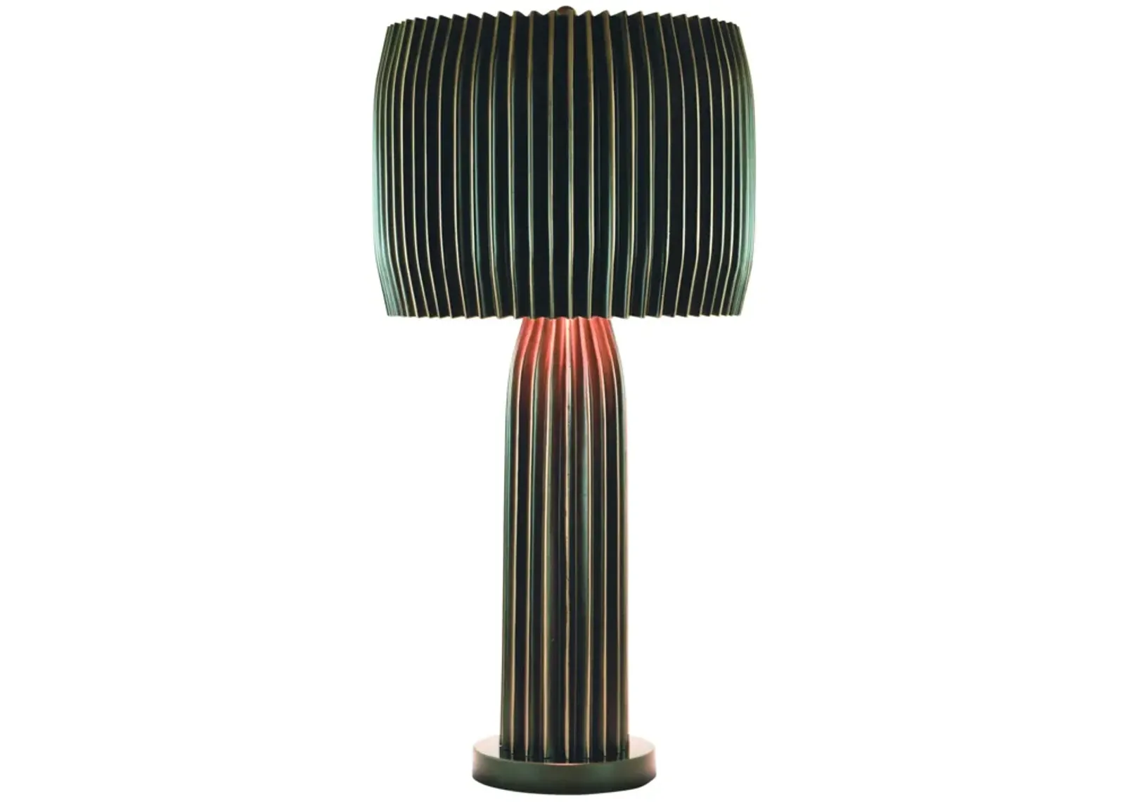 Crimp Table Lamp- Bronze