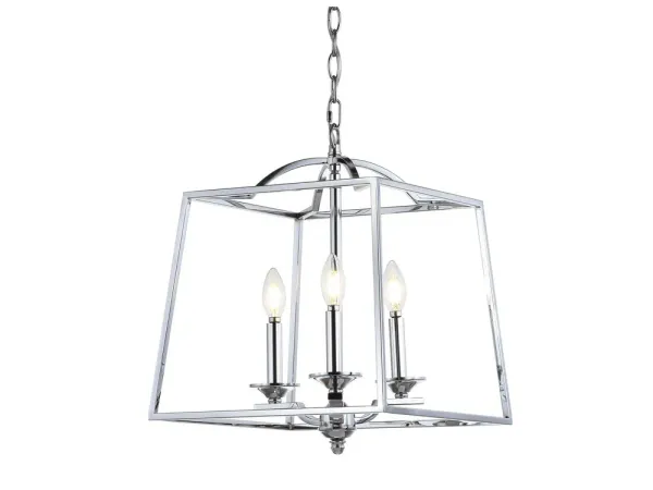 Gloria 3-light Metal LED Pendant