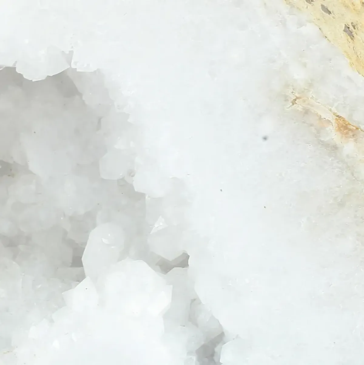5 Inch Natural White Stone Bookends, Artisanal Textured Geode Rock-Benzara